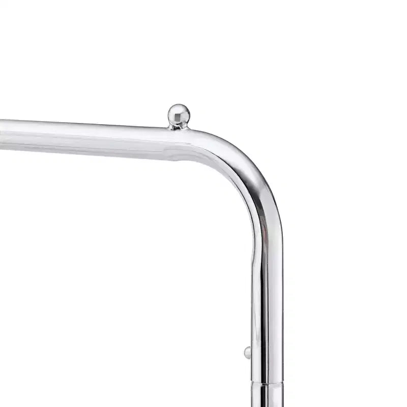 67 800 lb Porte-vêtements avec panier de rangement, portant à roulettes robuste en fer (2 pièces/carton, cintre pliable et portable)
