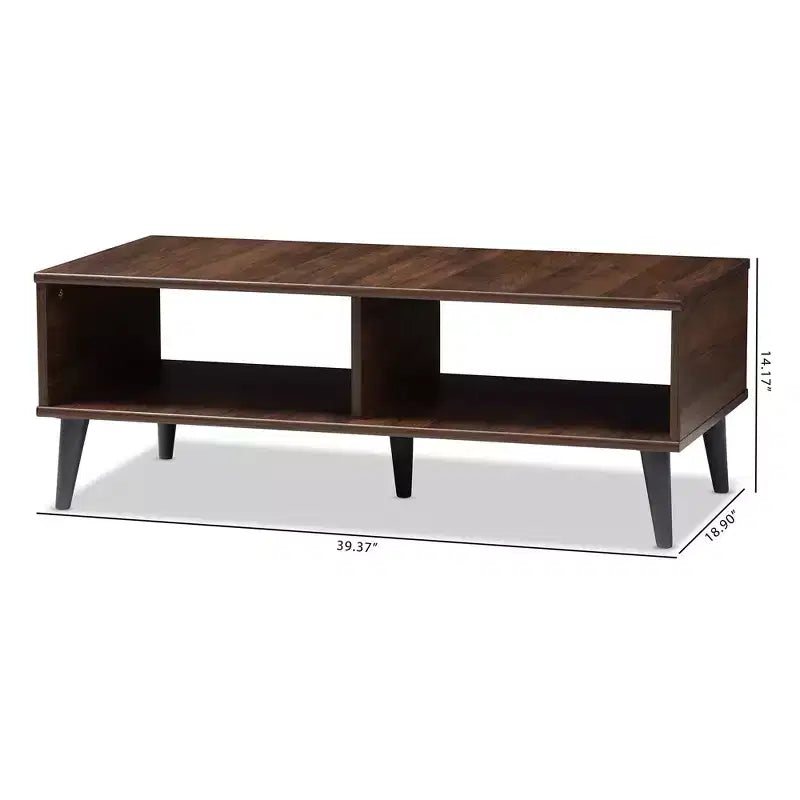 Table Basse Mid-Century Moderne Pierre par Baxton Studio